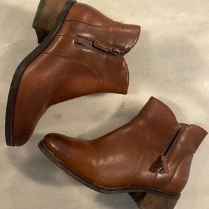 Cole Haan Brown Leather Waterproof Booties US Womens 6.5